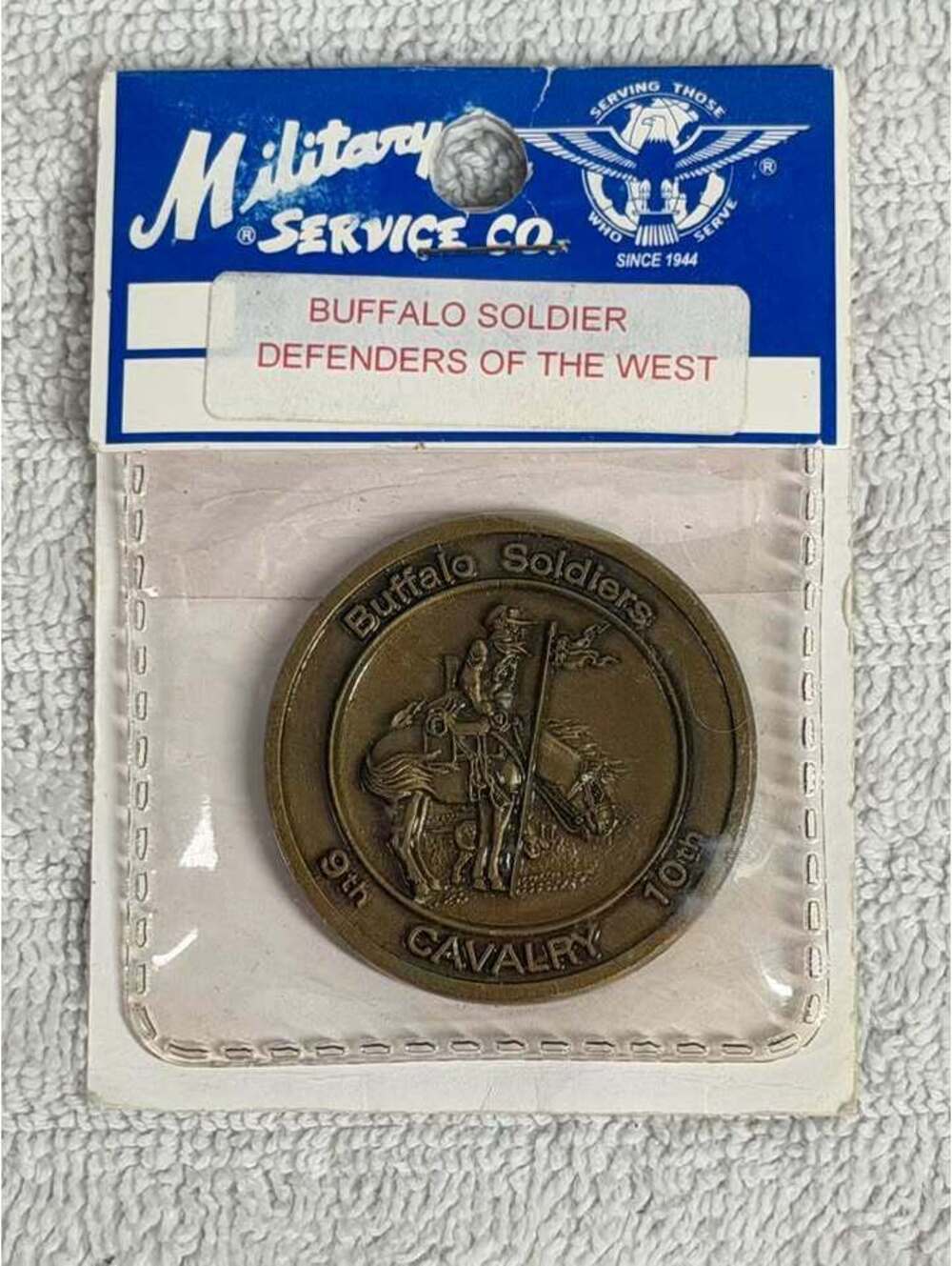 Military Service Co. Buffalo Soldier 9th & 10th Cavalry Challenge Coin